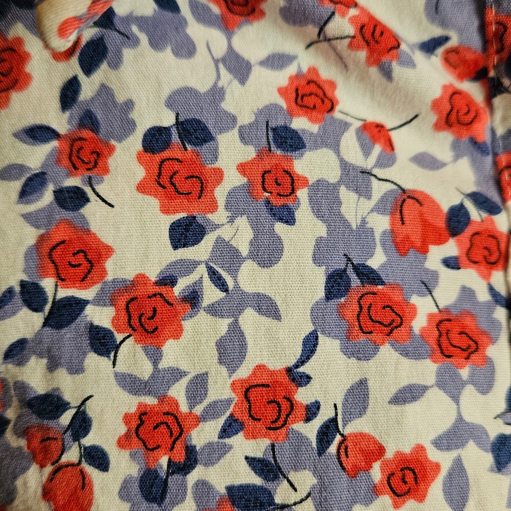Cremieux Multicolor‎ Floral Button Up Long Sleeve Shirt Size Medium - Picture 4 of 6